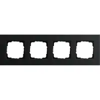 Gira Telaio di copertura 4f Esprit alluminio nero (anodizzato) 0214126
