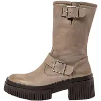 Art per donna. 1139711EW003_039 1397 Stivali in pelle grigia York (40), 3 a 5cm, Cerniera, Casual, Grigio