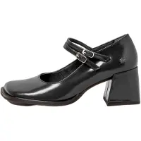 Art per donna. 117041101003_001 Scarpe Verona in pelle nera 1704 (40), Nero, 5 a 8cm, Fibbia, Casual, Classico