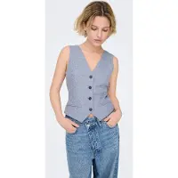 ONLY Gilet 'ONLLINDA' blu colomba