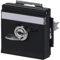 Busch-Jaeger Inserto per presa SCHUKO, con coperchio ribaltabile e serratura 20 EUKNBSL-81-101 antracite