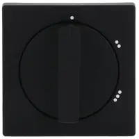 Busch-Jaeger 2542 DR/02-885 Disco centrale, con manopola girevole, con stampa in nero opaco