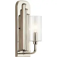 Elstead Lighting Applique Kimrose, a 1 luce, nichel lucido