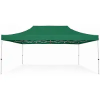 Ambitent Tetto di ricambio per gazebo pieghevole ALU 4x8 m – PVC 450 g/m², impermeabile, senza struttura - Verde