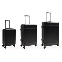 The Chesterfield Brand Zuna 4 ruote Set di valigie 3 pezzi nero