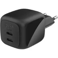 Belkin Caricabatterie Da Parete Usb-c Dual Usb-c 50w Pd + Pps Wch019kqbk