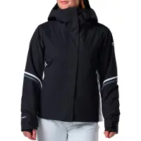 Rossignol - Giacca da sci impermeabile e traspirante - W Strawpile Insulated Ski Jacket Black in Poliestere Riciclato - Taglia L - Nero