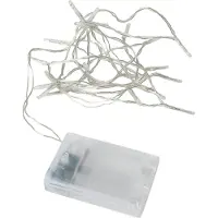 Spetebo Luci di fata con 20 LED in bianco caldo - 200 cm - Catena di luci da tavolo natalizie per l'illuminazione interna