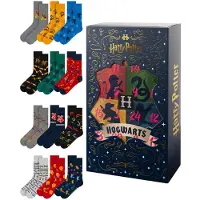 Merkloos Calendario dell'Avvento a tema Harry Potter - 12 paia di calzini - Idea regalo