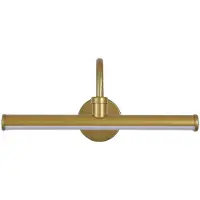 Searchlight Appliance a LED ricaricabile Vigo, color oro, larghezza 30 cm, metallo