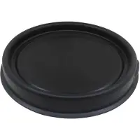 Merkloos Botte in plastica - Botte di raccolta acqua - 120 litri - Nero - Ø 440 mm