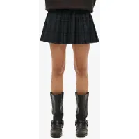 Superdry Minigonna Check Pleated