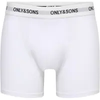 Only & Sons Boxer grigio chiaro / nero / bianco