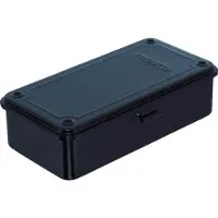 Merkloos Cassetta portattrezzi TRUSCO modello T-190 con coperchio, finitura "Trusco Light Sand", importazione giapponese, colore nero