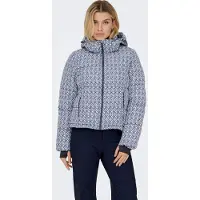 Only Play Giacca per outdoor 'ONPMARIA' blu scuro / bianco