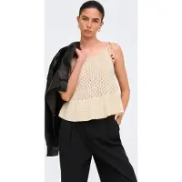 JDY Top in maglia 'JDYGreta' crema