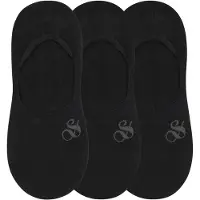Scotch & Soda 3pk Womens Non Terry Liner Black Taglia: OS | Calzini Outlet | Donna | Nero
