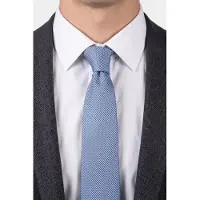 Calvin Klein Severn Textured Solid Tie Blue Taglia: OS | Cravatte Outlet | Uomo | Blu