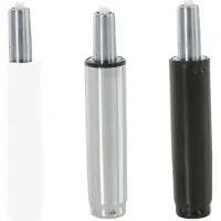 CLP Sistema a gaslift per sedie da ufficio, ammortizzatore a gas universale per diversi modelli di sedie, colore nero, dimensioni 200 mm