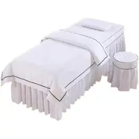 Merkloos Set per massaggi di bellezza con copricuscini e gonna, ideale per centri estetici