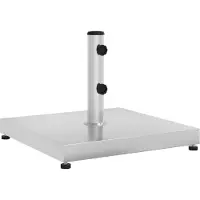 Super Merchant Supporto per ombrellone Ø32/38/48 mm asta 28 kg quadrato