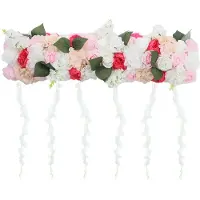 StarTech.com Composizione di fiori artificiali - Rose e ortensie - 100 cm - Seta - Multicolore - Decorazione d'interni - Festa di inaugurazione