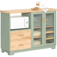 StarTech.com FSB81 Credenza buffet, mobile con 2 ante in vetro, verde