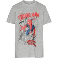 Mister tee Maglietta 'Spiderman Comic' marino / grigio sfumato / rosso / nero