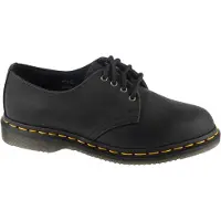 Dr. Martens unisex. 43655001 Scarpe in Pelle Daphny 4i nero (38), 1 a 3 cm, Stringhe, Casual, Classico
