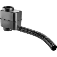 LTPRTZ Raccolta dell'acqua piovana - Contenitore per l'acqua piovana - Ideale per irrigare le piante - Montaggio semplice - 23 x 13 x 22,5 cm - Colore: nero