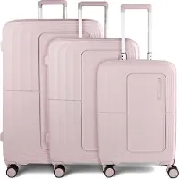 Worldpack Cloud 4 ruote Set di valigie 3 pezzi rosa