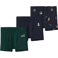 Name it Pantaloncini intimi 'NMMVISMAS' marino / marrone / abete / rosso vino