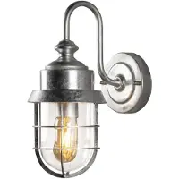 Konstsmide Applique da esterni Cerignola argento