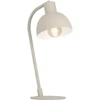 Eglo Lampada da tavolo Cazalilla, beige sabbia, metallo, E27, altezza 41,3 cm