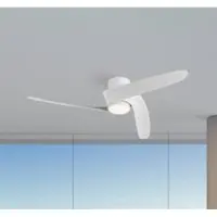 Mantra-Iluminacion Ventilatore da soffitto LED Smart Groenland S, bianco, DC, silenzioso, CCT