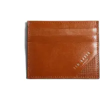 Ted Baker Mxw Raffle Embossed Corner Leather Cardholder Tan Taglia: OS | Portafogli Outlet | Uomo