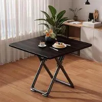 LTPRTZ Tavolo da pranzo portatile - moderno e allungabile design fattoria, spazio salvaspazio rotondo/quadrato per interni ed esterni, 70 cm tavolo da svago bianco
