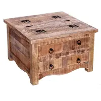 Invicta Tavolino da salotto 70 cm in legno, design moderno per il soggiorno. ACQUISTA ORA