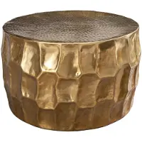 Invicta Tavolino da salotto 70 cm, design dorato, moderno, per soggiorno. ACQUISTA ORA