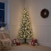 Syfax Albero di Natale artificiale con palline 240 cm 300 LED