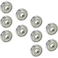 Lustrens 10 cuscinetti a sfera sigillati modello 6204-ZZ, dimensioni 20 x 47 x 14 mm, già lubrificati