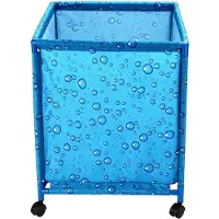 LTPRTZ Portaoggetti Pool Drevers - Portaoggetti - Piscina Giocattoli Organizza - Ruote lisce - 58L x 16B x 10H cm - Blu