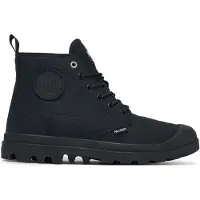 Palladium Stivaletto stringato 'PAMPA' nero / bianco