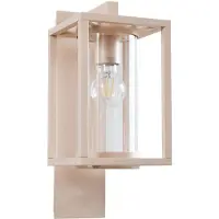 LUCANDE , applique da esterno Ferda, portalampada inferiore, beige, IP44