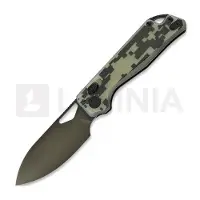 Kunwu Knives Coltello pieghevole Pulsar - DLC - G10, camo