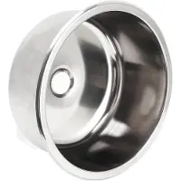 WAN Recessore RV in acciaio inox rotondo - Grande capacità e semplice scarico