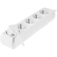 AWTOOLS cavo di prolunga bianco 5 - presa 3,0m con messa a terra