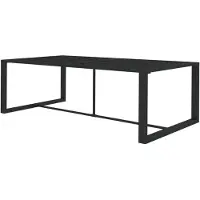 LTPRTZ Tavolo da giardino in alluminio - Tavolo da terrazza con balcone - Outside Food - Alluminio verniciato a polvere - 120 x 60 x 66 cm - Antracite