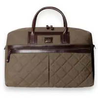 Hackett London per uomo. HM4100076 Borsone da viaggio Barton Waxed 48h verde oliva (OSFA), Casual, Cotone, Classico