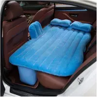 LTPRTZ Materasso auto Air - Carbed gonfiabile - Confortevole viaggio - Superficie morbida in velluto - 135 x 80 cm - Nero